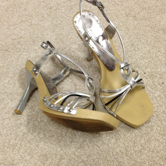 Silver open toe