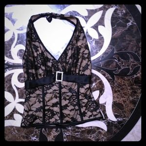 Cache lace halter