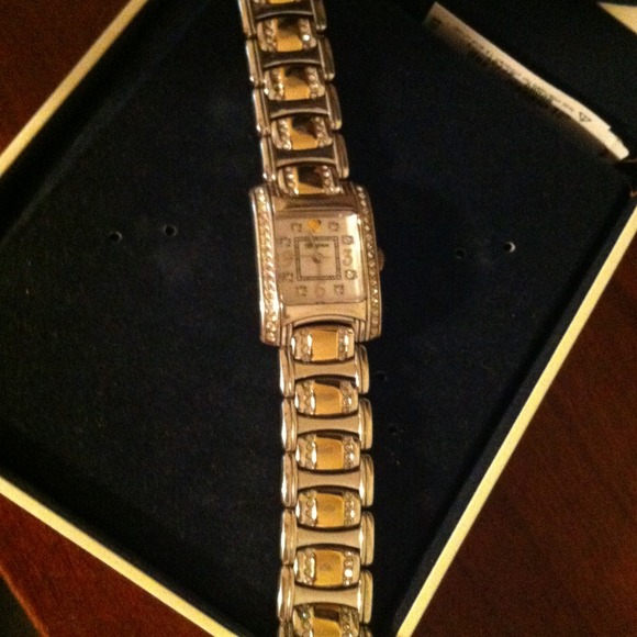 Brighton silver and gold watch