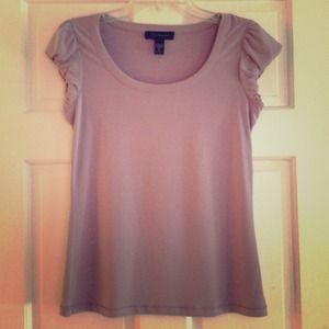 Ruffled sleeve shirt