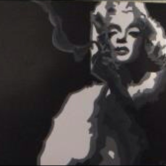 Marilyn Monroe oil painting done by mua