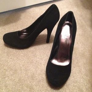 Black high heels
