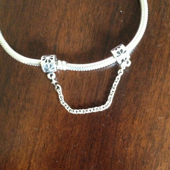 Daisy Safety Chain Pandora Charm in Silver