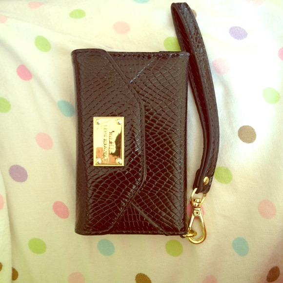Michael Kors Snakeskin iphone 4 wallet phone case