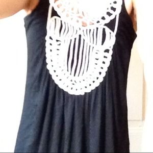 Trendy black&white top, Berlin designer Machima