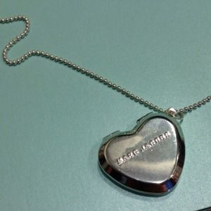 Marc Jacobs silver heart locket
