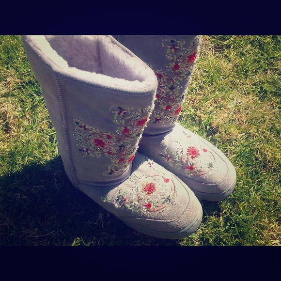 Beaded "UGG" Style Boots