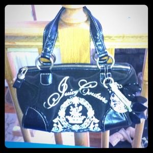 ❌SOLD❌Juicy Couture Velour and Leather Handbag