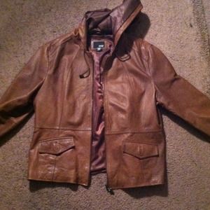 Nice leather jacket real leather