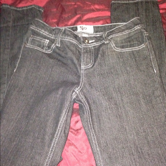 BUNDLE 2 pair SO SKINNY JEANS stretch SZ 7 - Picture 1 of 4