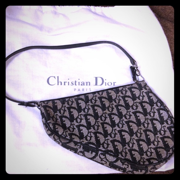 Christian Dior small logo saddlebag