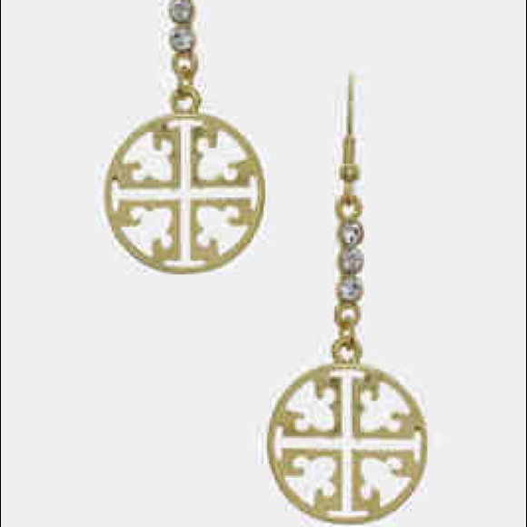 Tory Burch Swarovski Earrings.
