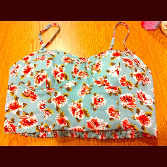 •TRADED• Tank crop top bustier