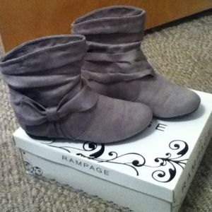 Gray Rampage ankle boots