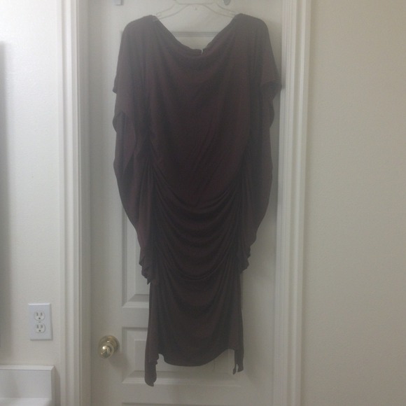 Chocolate brown max studio dress.