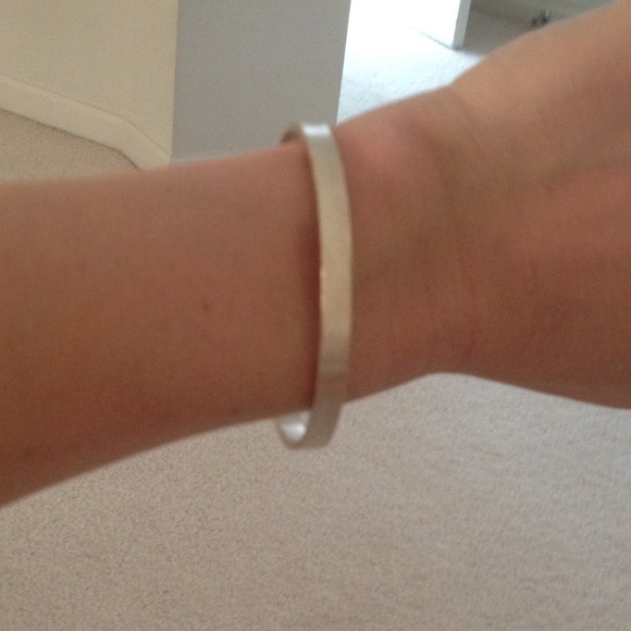 Sterling bangle.