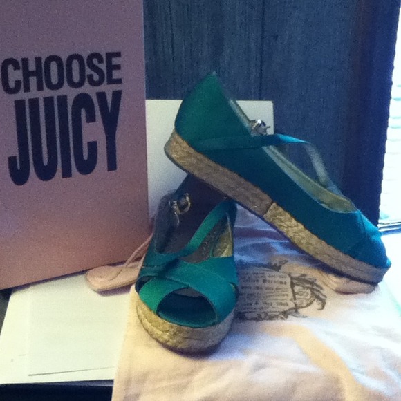 Juicy Couture Shoes - Juicy Couture Lillian Green Flats