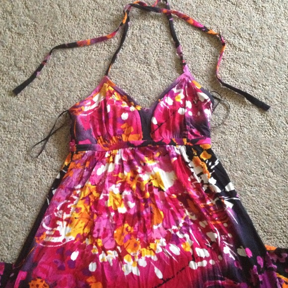 EXPRESS Floor Length Dress. Gorgeous Colors!