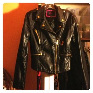 Leather like jacket
