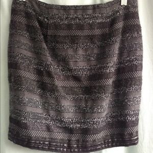 Bebe Tweed Mini Skirt