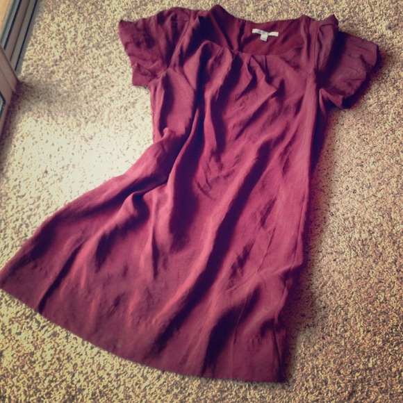 old navy maroon dress