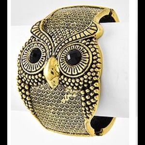 Owl bangle bracelet