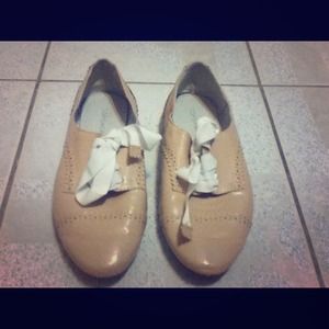 Topshop light pink oxfords