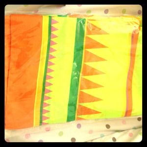 Neon color zig zag scarf :) cute with any outfit !