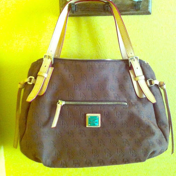 Nwot Dooney and Burke chocolate and Tan @carolyn67