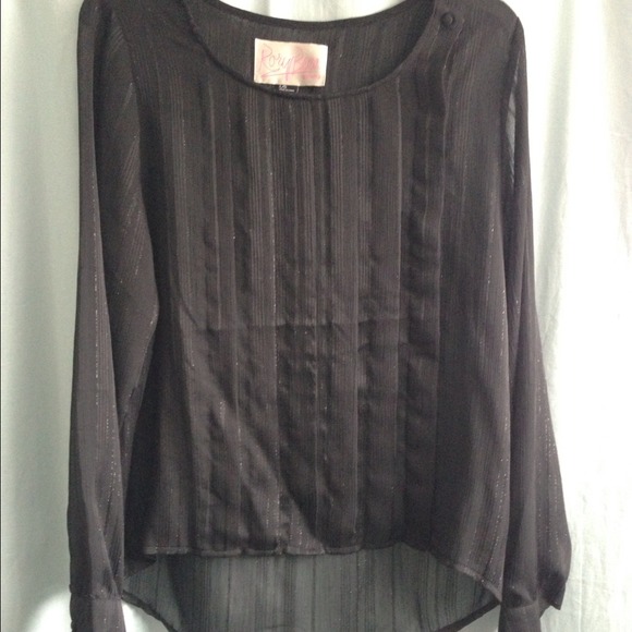 Rory Beca Black Glitzy Top