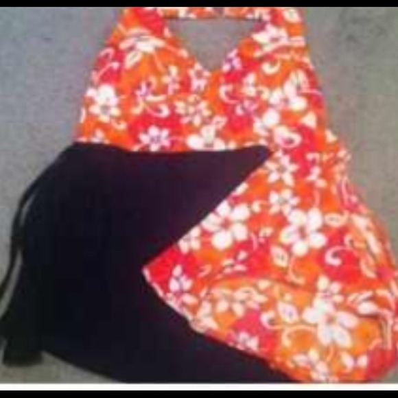 Two swim suits and a dress