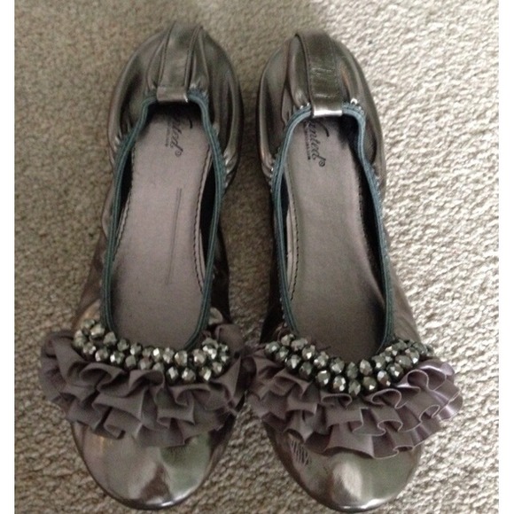 Sparkly, Metallic Flats