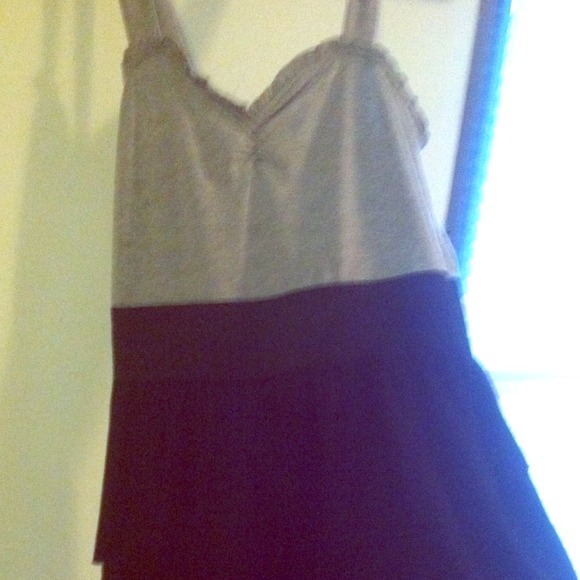 Layered grey and black dress - Picture 1 of 2