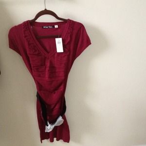 Burgundy Sweaterdress