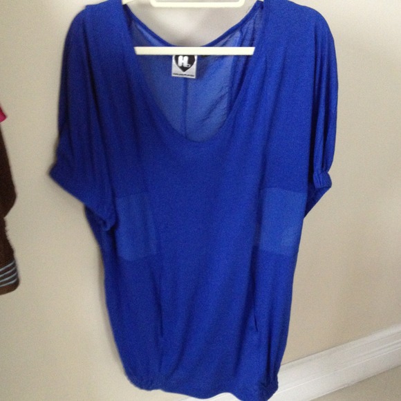 Royal Blue Tunic Top - Picture 1 of 1