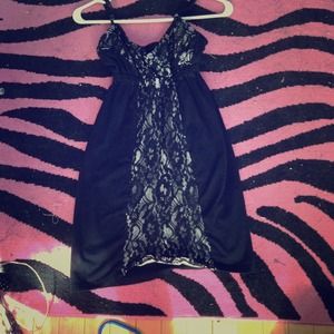 Black and white dress