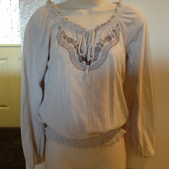 "SOLD" Beige Colored Top