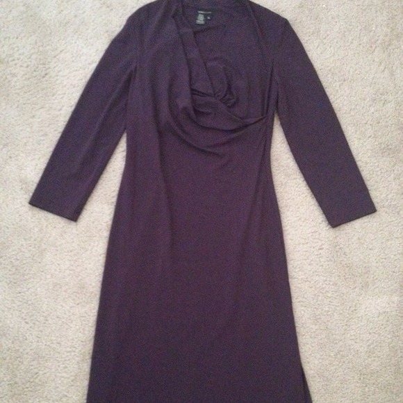 Sold bcbg eggplant colored dress
