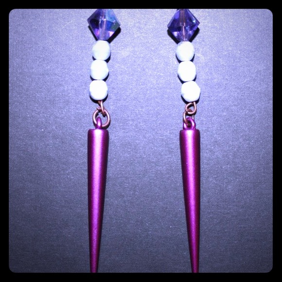 Handmade metallic pink spike - Picture 1 of 2