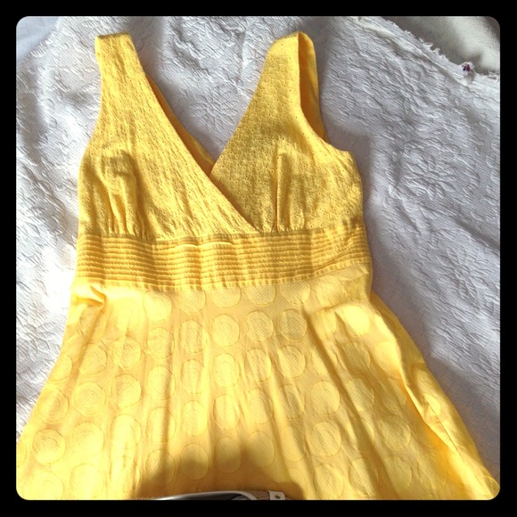 Brilliant yellow sundress size 14