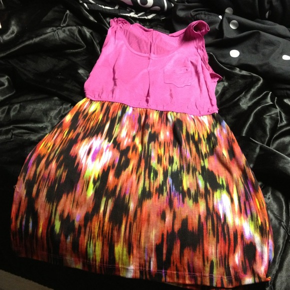 brand new abstract pattern dress.