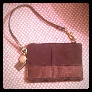 Authentic coach wristlet