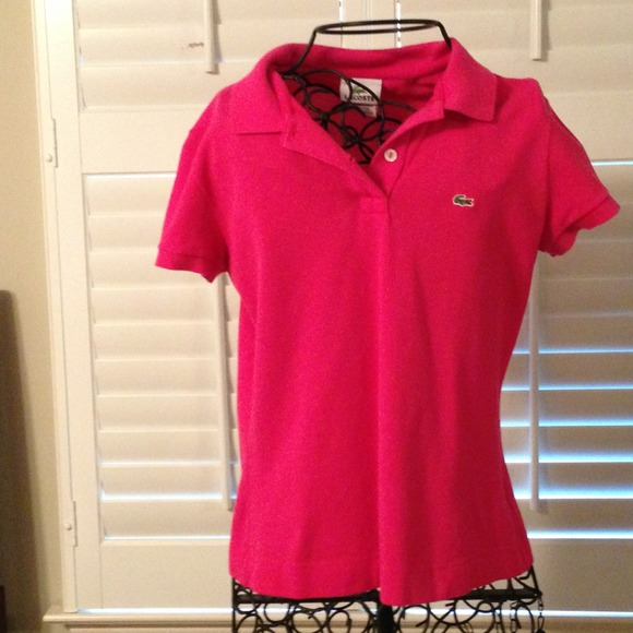 *REDUCED* Hot pink Lacoste polo