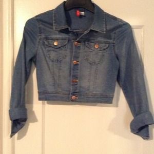Cute and cropped jean jacket