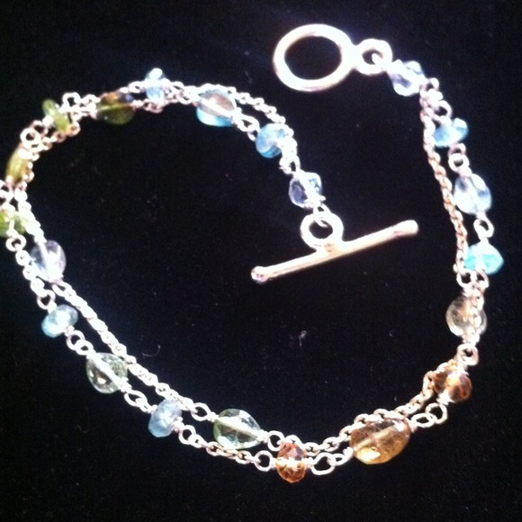 Authentic gemstone & SS bracelet - Picture 2 of 2
