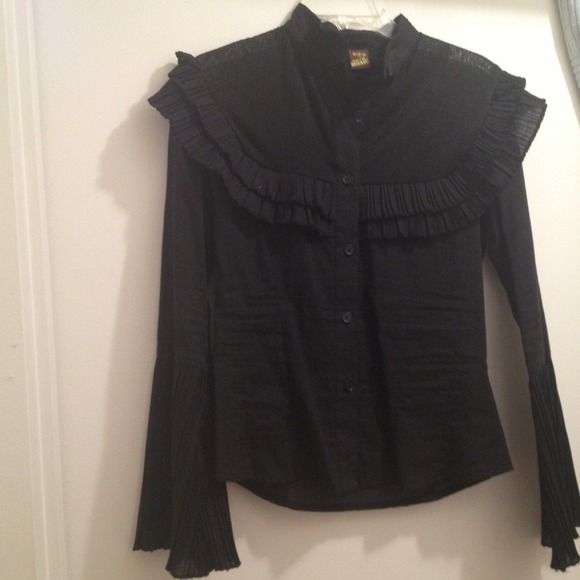 Fancy black button down! Bought from a boutique!