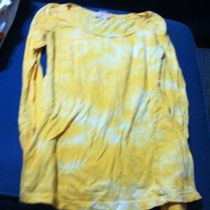 Yellow tiedye long sleeve