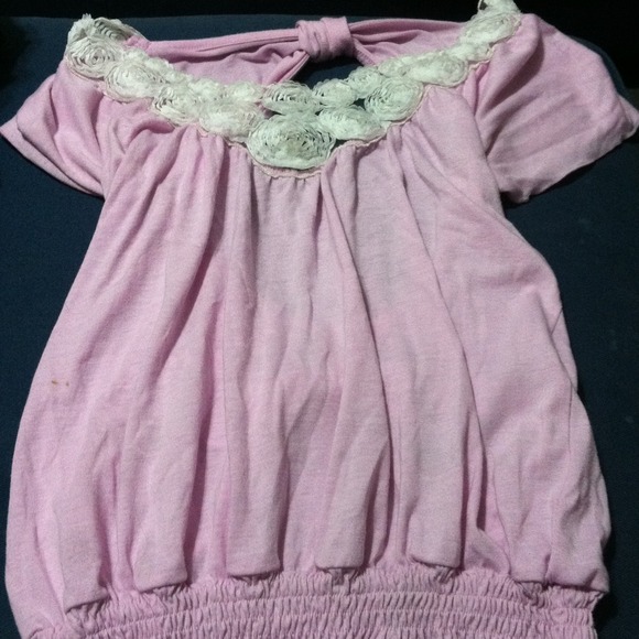 Pink floral cutout too