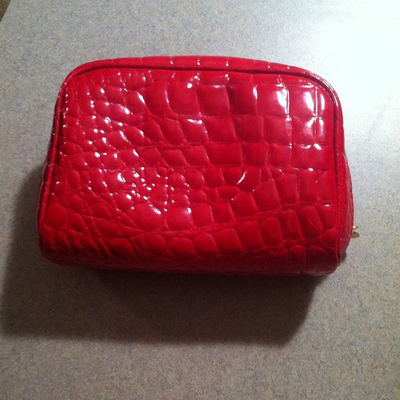 Bright Red Make Up Bag