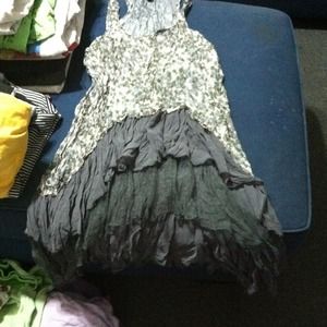 Floral layered dress